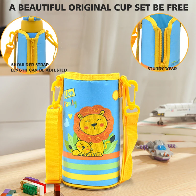 Детский вакуумный термос 560 мл с 2 крышками и бесплатными чашками набор из