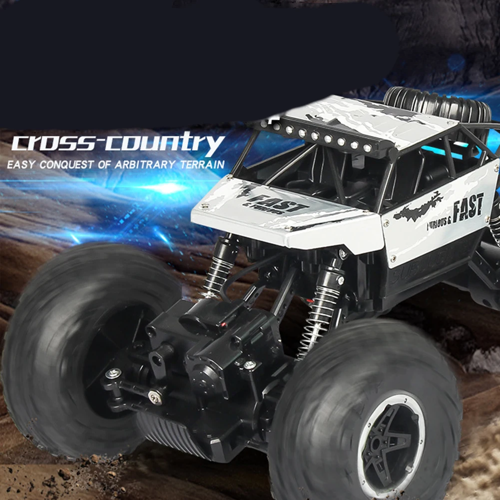 Детский Радиоуправляемый автомобиль, игрушка 4WD 2,4 Ghz, перезаряжаемый Радиоуправляемый гоночный автомобиль, внедорожник, рок-гусеничный автомобиль, детская игрушка, изменение скорости