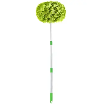 

Three-Section Adjustment Telescopic Car Wash Mop Special Brush For Chenille 0-180 Degree Telescopic Rotation Without Tiredness