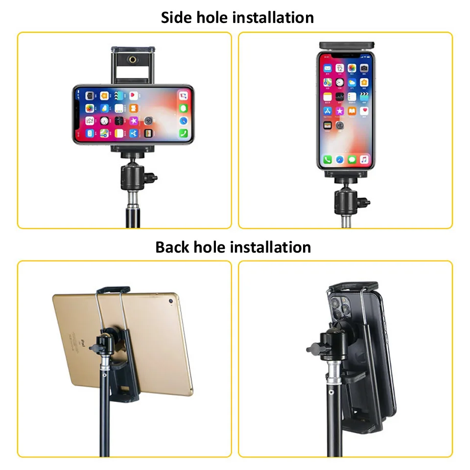 Suporte de Chão Tripé Tablet Suporte Ajustável Suporte para 411 Polegadas Tablet Smartphones Montagem Preguiçoso Suporte Suporte para Ipad - Imagem 6