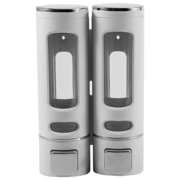 

400Ml Soap Dispenser Wall Mount Shower Bath Shampoo Dispenser Soap Container Washroom Accessories