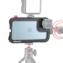 ##Special Price Ulanzi Full Metal Video Cage for Iphone 11 Series Magnetic Design Double Cold Shoes 17MM Lens Mount Quadruple Protection ##Special Price Ulanzi Full Metal Video Cage for Iphone 11 Series Magnetic Design Double Cold Shoes 17MM Lens Mount Quadruple Protection