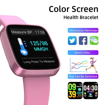 

Square Smart Watch Men Women 2020 Bracelet Bluetooth Remote Photo Heart Rate Blood Pressure Oxygen Alarm IOS Android Smartwatch