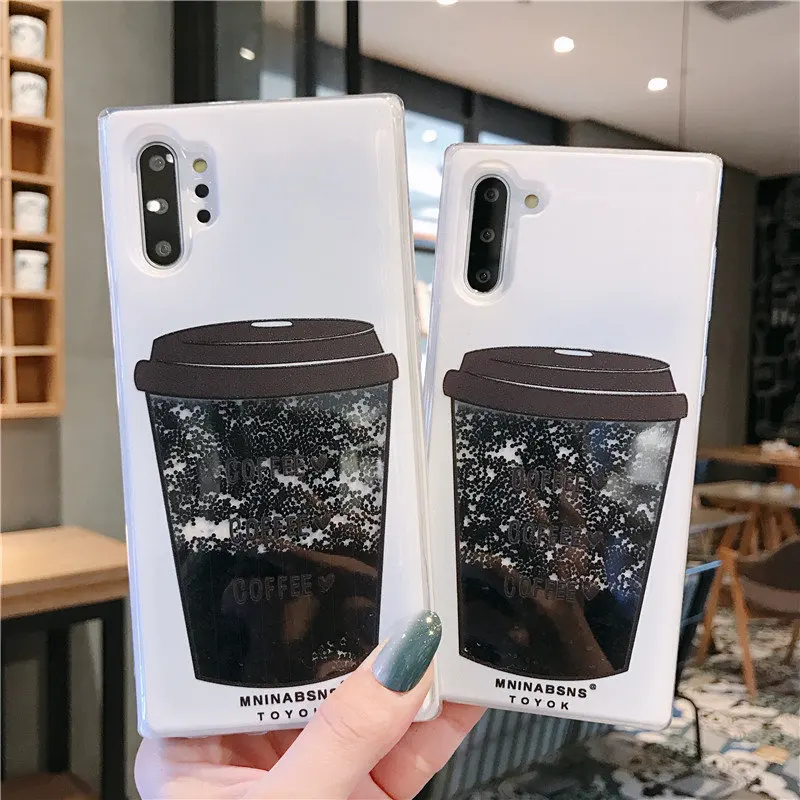 Кофейная чашка для Samsung S10 S20 Plus Note 20 10 A50 A70 A51 A71 iPhone 12 12Mini 12PROMAX 6 7 8 XS MAX XR 11 | Мобильные
