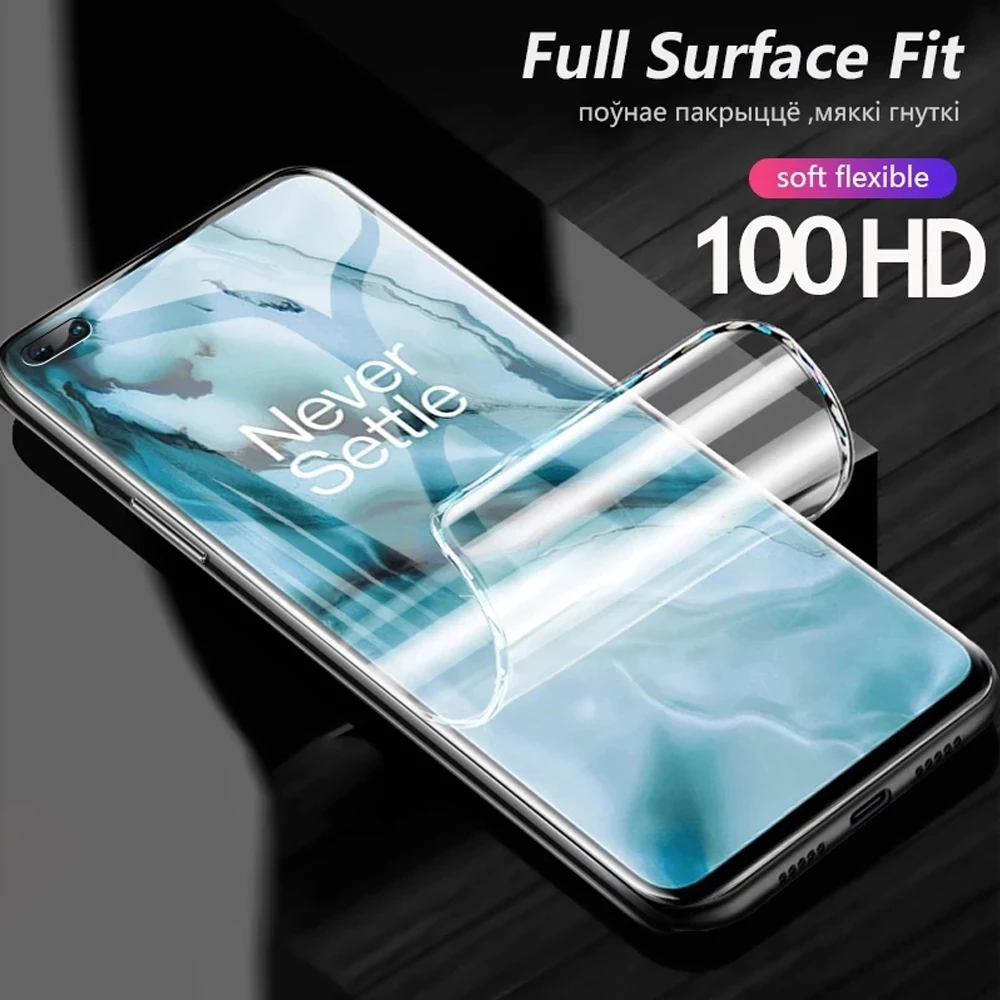 Pellicola Hd Hydrogel Per Oneplus 8T 7 7T 6 T 5T 5 3T 3 1 + 7 One Plus 6 T 7T Nord N10 N100 Pellicola Protettiva Per Schermo