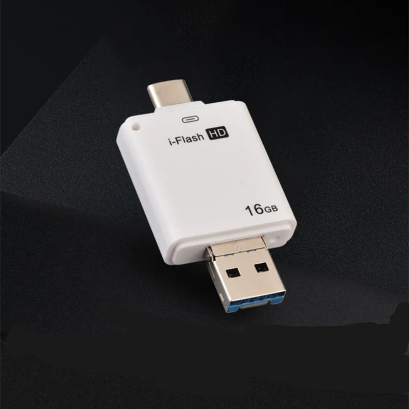 Otg USB флэш-накопитель Usb 3,0 флэш-накопитель для iPhone X/8/7/7 Plus/6 Plus/6s/5/SE/IPad, флеш-накопитель HD флеш-накопитель 16 Гб оперативной памяти, 32 Гб встроенной памяти, 64 ГБ 128 256 ГБ