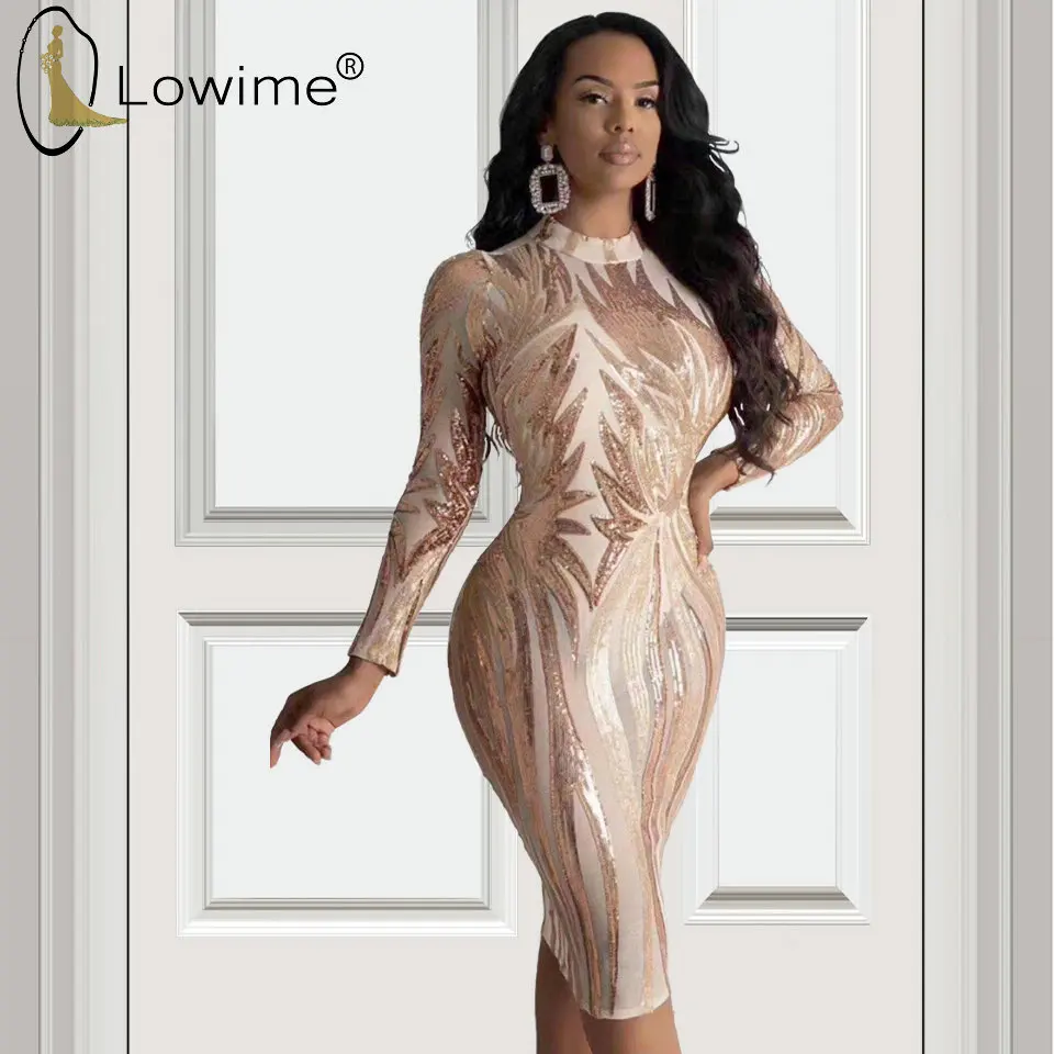 2020 Короткие Выпускные платья с длинным рукавом юбка-годе круглым вырезом длиной