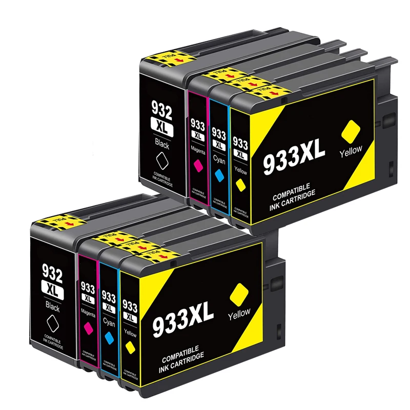 greenbox printer ink befon 932 933 Replacement for HP 932XL 933XL Ink Cartridges Compatible with HP Officejet 6600 6700 7110 7612 7610 6100 Printer epson printer cartridges Ink Cartridges