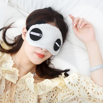 

Cartoon Panda Sleep Eye Mask Plush Eye Patch Skin-friendly Travel Eye Cover Sleep Travel Rest Patch Blinder Masks Eyes Cover