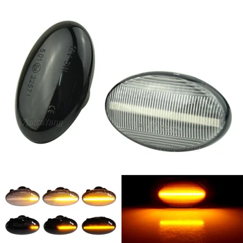 

2PCS Dynamic LED Turn Signal Lights Side Marker Lamp For Mercedes Benz Smart W450 W452 A-Class W168 Vito W639 W447 Citan W415