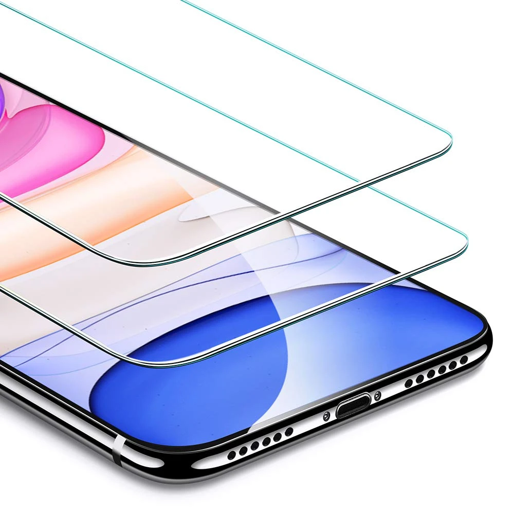 Screen Protector Compatible For Iphone 11 Pro 19 2 Pack Easy Installation Case Friendly Tempered Glass Screen Protector Screen Protectors Aliexpress