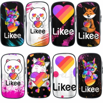 

LIKEE APP Pencil Case Pencil Holder Fashion Pencil Case LIKEE Pen Bag Student Pencil Case Anime Pencil Case