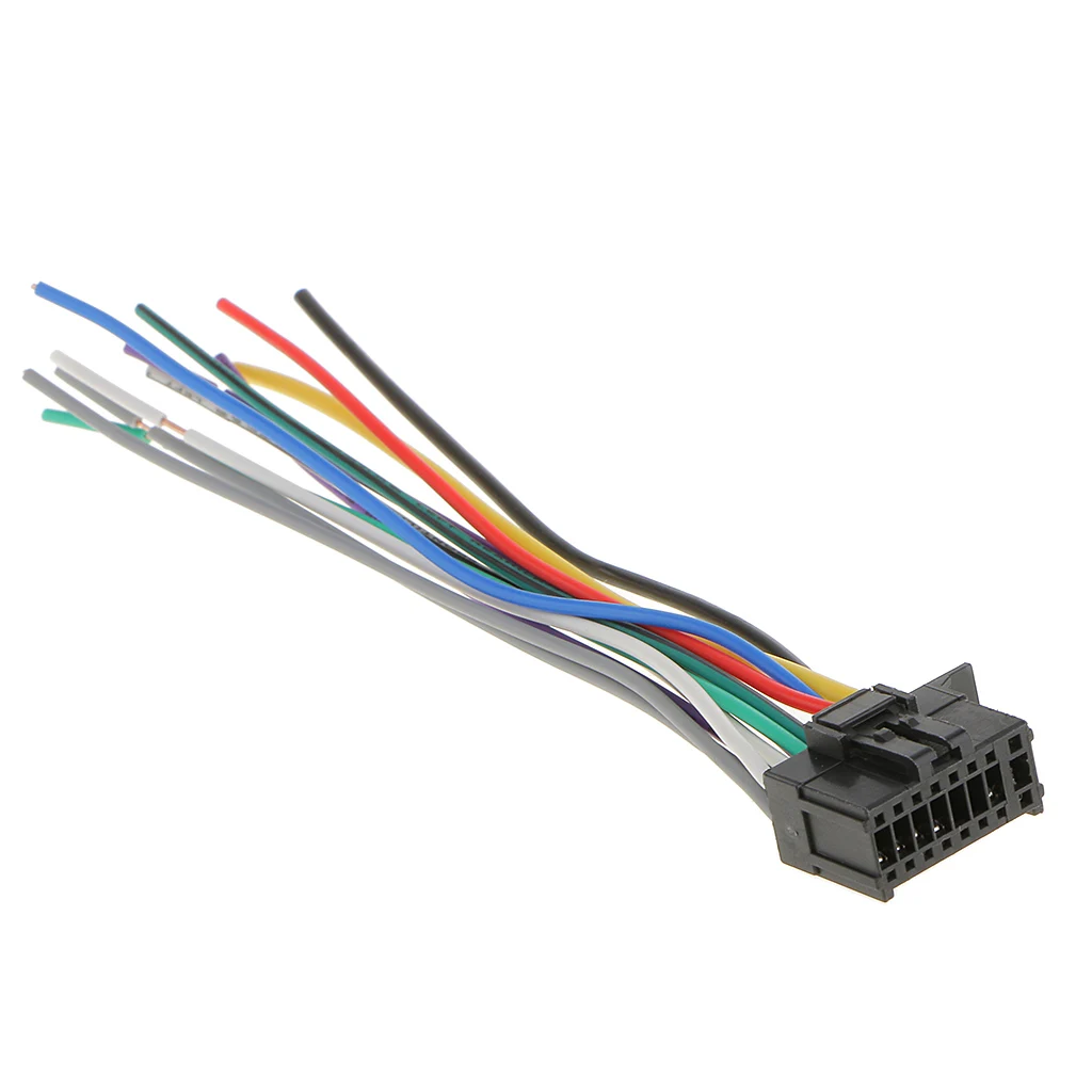 Car Radio Harness Adapter Stereo Wire Wiring Power Cables for Pioneer 2350 car stereo with 16 pin connector