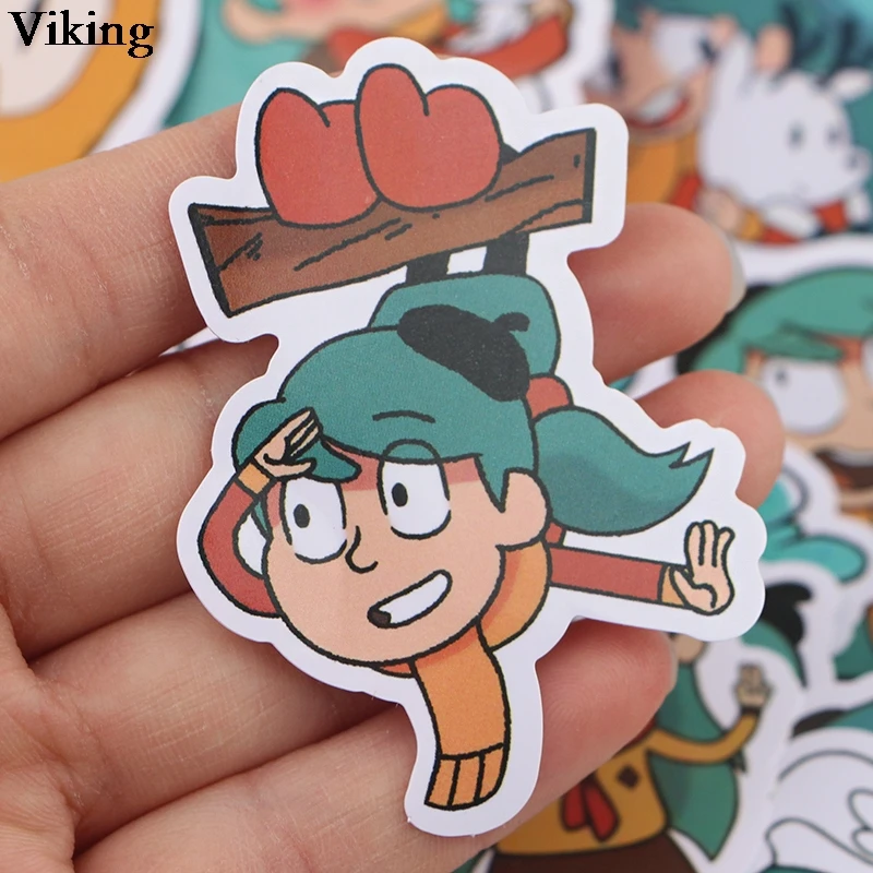 10 компл./лот Hilda Стикеры s 35 шт./компл. мультфильм Стикеры ноутбук телефон Чемодан Стикеры s милый альбом наклейки подарки для Семья G0730
