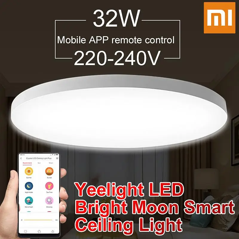  2019 New Original Xiaomi Yeelight Smart Ceiling Light Lamp Remote Mi APP WIFI Bluetooth Control Sma