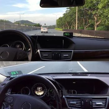 

Universal Car head up display Over Speed Alarm Adaptor HUD digital car speedometer projection on the windshield