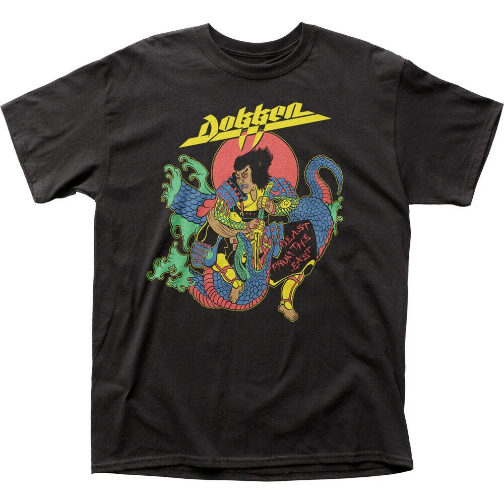 Dokken Beast из Востока взрослая футболка для мужчин хлопковая на заказ с принтом 11