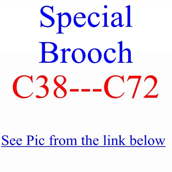 Брошь в виде C38-C72