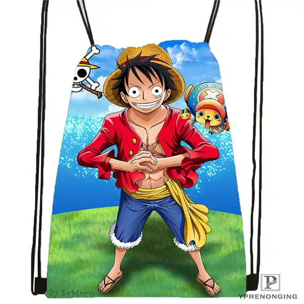 Drawstring Backpack Изготовленный на заказ, с рисунками, одна вещь@ 1 походная сумка на шнурке милый детский Ранец(черный цвет(вид сзади) 31x40 см#2018612-01-3 - Цвет: Drawstring Backpack