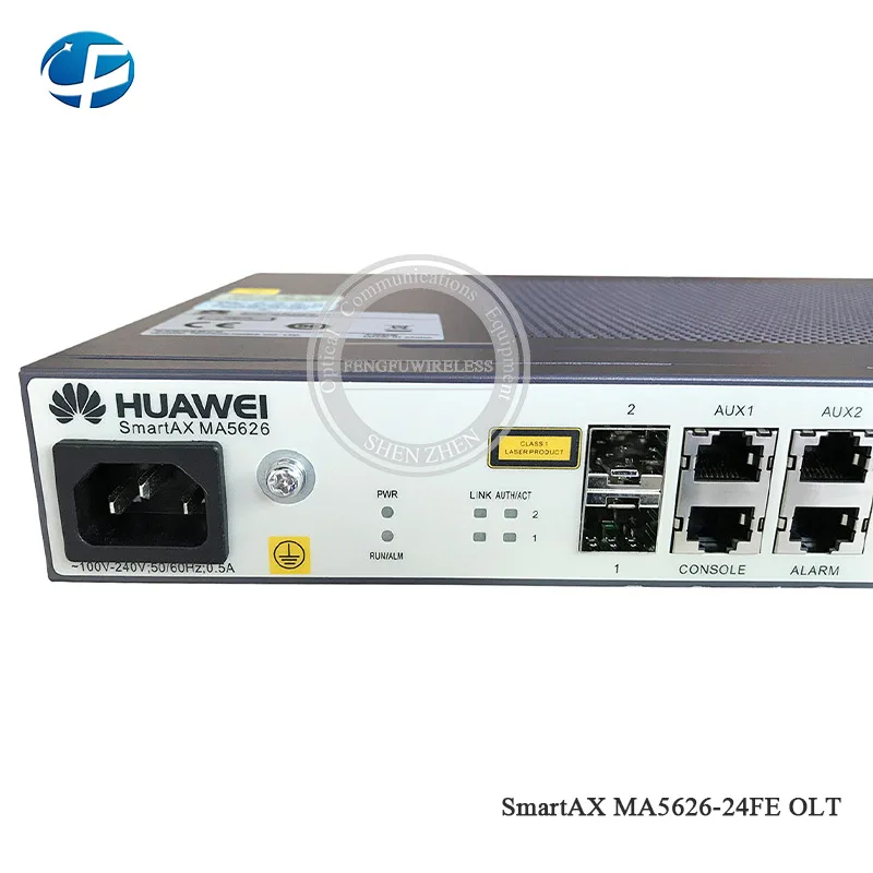 HUA WEI SmartAX MA5626-24FE-AC 220 В/110 В AC ПИТАНИЕ обратное POE Питание FTTH GPON EPON ONT шасси, для 24 портов ethernet