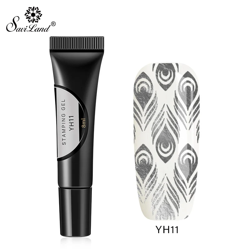 YH11 Soak Off 2 шт./компл. для штамповки ногтей гель светодиодный Гибридный Лаки био-Гели Soak Off УФ/светодиодный лак био-Гели Soak Off Лаки для нейл-арта - Цвет: YH11