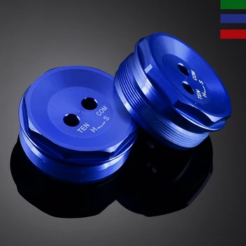 

For GSXR600 GSXR750 Gsxr 600 750 2011-2017 Front Fork Bolts Cover Motorcycle Accessories CNC Decorative Top Cap ZX 10R