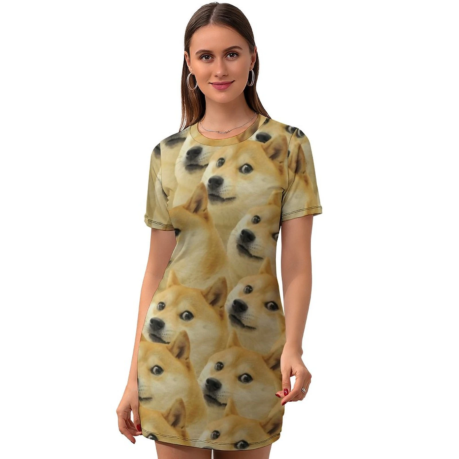 Meme Dress Short Sleeve Soft Polyester Bodycon Youth Patterns Spring Hot One Piece Dress Dresses Aliexpress