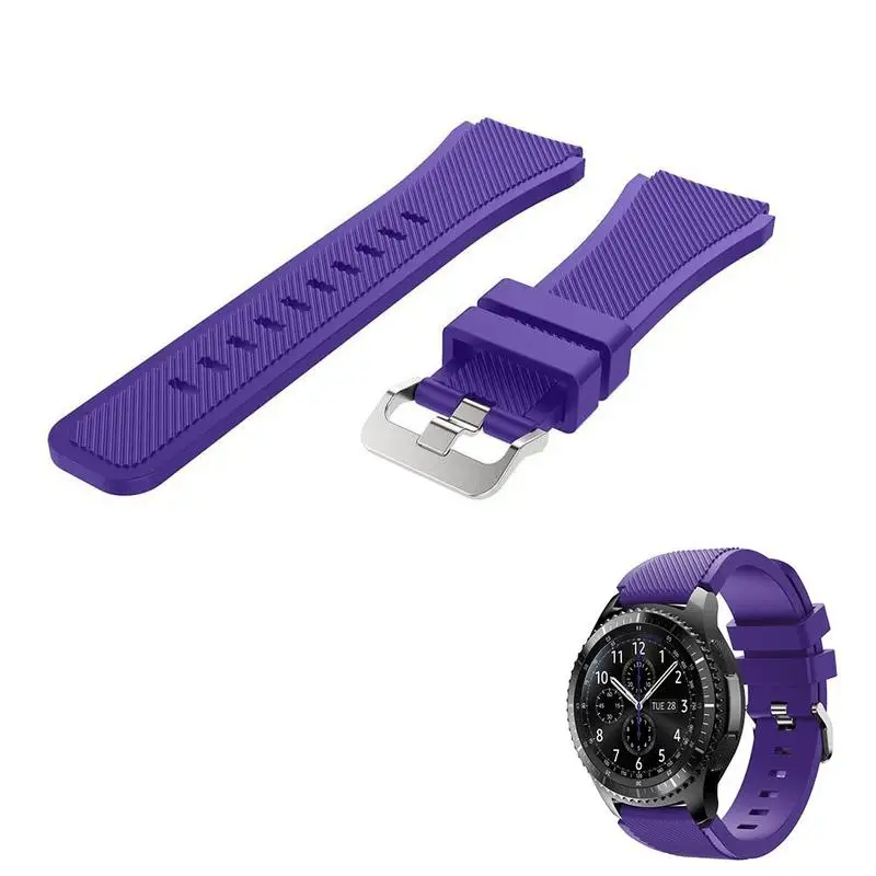 Силиконовый ремешок R800 подходит для samsung Galaxy Watch монохромный 46/gear 22 мм S3 Y4C5