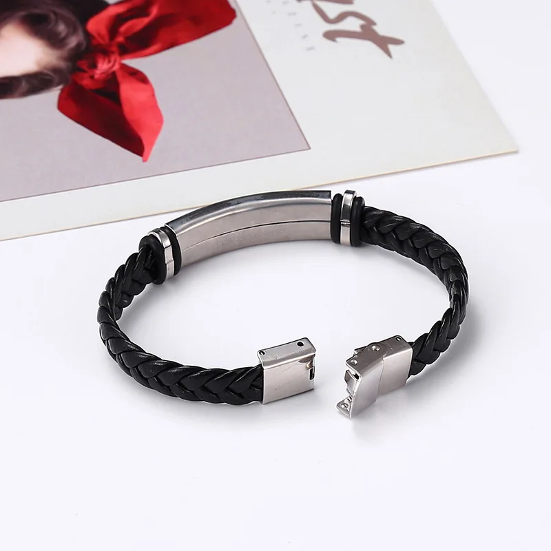 Bracelet & Bangles Stainless Steel Leather For Women Men beaded bracelet,metal bracelet