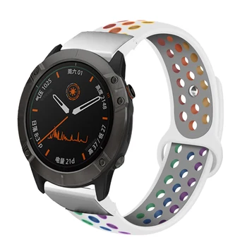 

26 22MM Silicone Quick Release Watchband Strap for Garmin Fenix 6X Pro Watch Easyfit Wrist Band Strap For Fenix 6 Pro Watch
