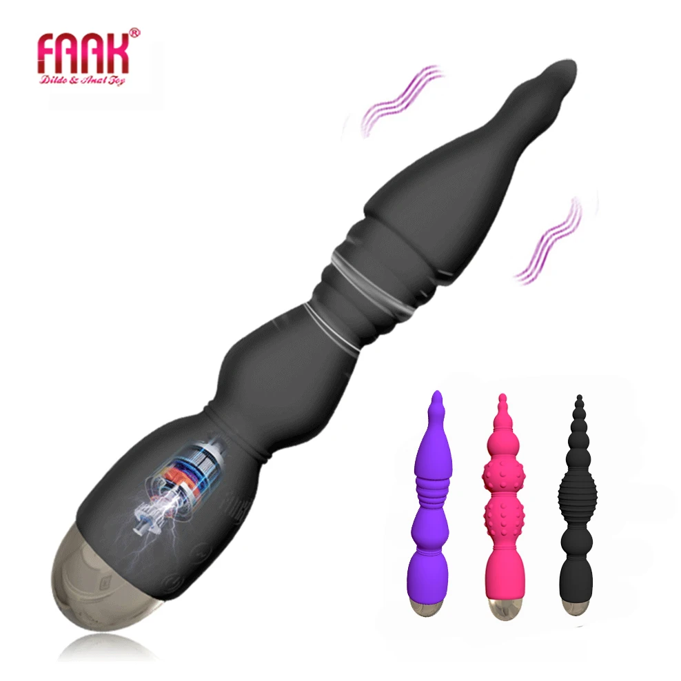 Faak Wand Vibrator Anale Kralen Siliconen Speeltjes Voor Vrouwen Man Koppels Clitoris Stimuleren Vrouwelijke Masturbator Body Massage _