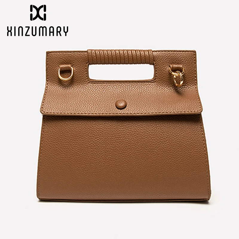 

2019 latest version of the popular women handbag texture female crossbody bag solid color simple wild shoulder bags women's Hot