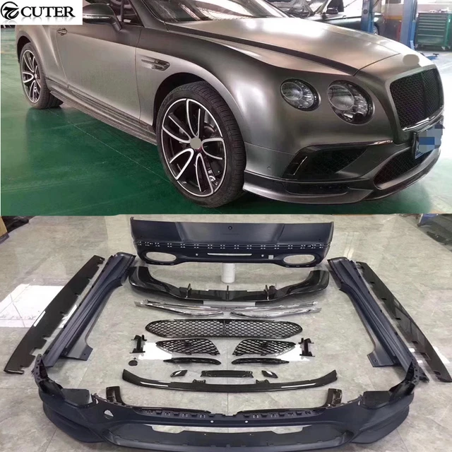 ORBHES Diffusor für die hintere Stoßstange, für Bentley Continental GT  Coupe 2-Door 2012-2013, hintere untere Stoßstangenlippe Spoiler: :  Auto & Motorrad
