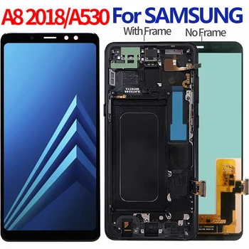 

For Samsung Galaxy A8 2018 A530 LCD Touch Screen Digitizer A530F A530DS A530N Assembly Replacement For Samsung A530 LCD