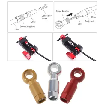 

Bicycle Hydraulic Disc Brake NO SLX XT XTR Tubing Assembly Set Five-wire Body BH90 Olive Head Connector FOR Shimano Cycling Brak