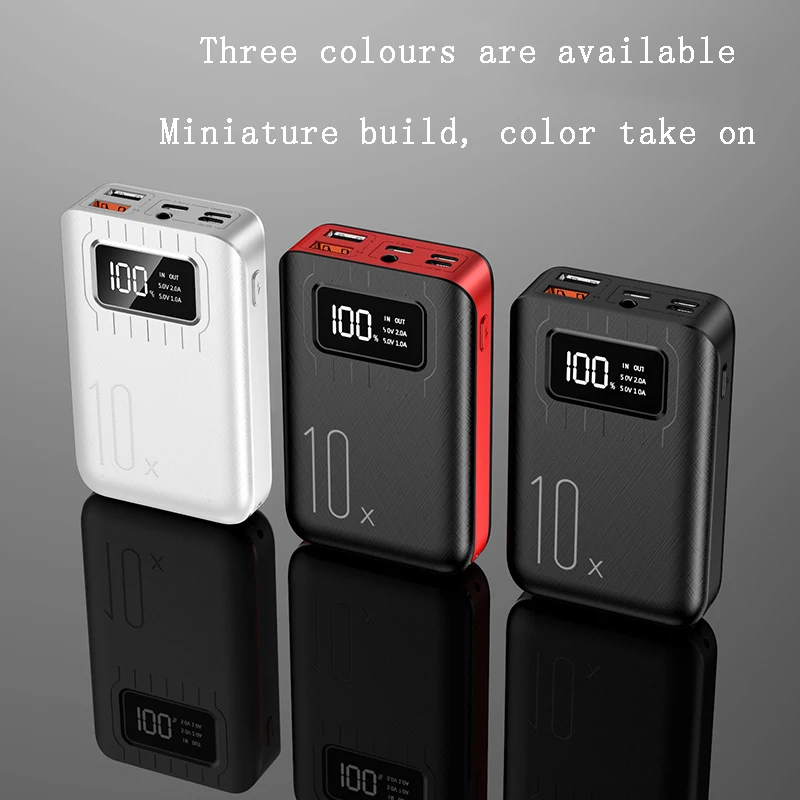 Xiaomi Mini power Bank с тремя входными портами, двойной USB внешний аккумулятор, быстрая зарядка для iphone, xiaomi, портативное зарядное устройство, power Bank