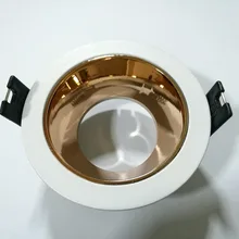 Модуль прожекторов MR16 кронштейн лампы Встроенный GU10 держатель прожектора светодиодный светильник Панель кольцо открытие 70 размер многоцветной выбор