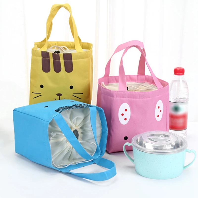 Сумка для детской бутылочки термо-Портативная сумка для пикника Милая мультяшная детская термоизоляционный для продуктов сумка для кормления ребенка водонепроницаемый детские сумки для еды