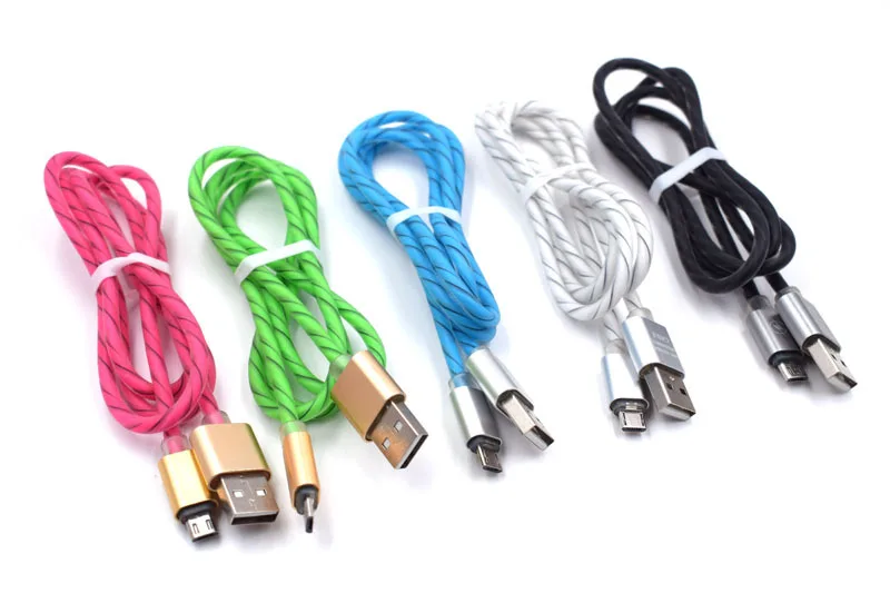 Микро USB кабель 1 м для iPhone X XR 6 7 8 Samsung S4 S5 S6 S7 Xiaomi Huawei Android микро провода зарядки