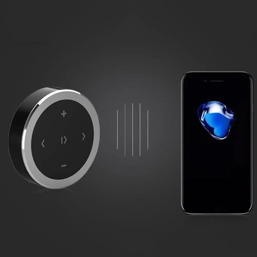 Bluetooth медиа Кнопка беспроводной Bluetooth медиа Автомобиль Мотоцикл рулевое колесо воспроизведения музыки пульт дистанционного управления для iOS/Android