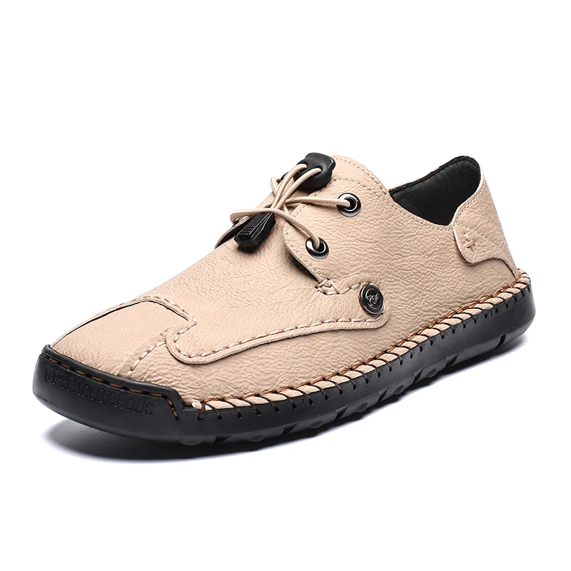 Handmade Soft Leather Shoes Men Casual 