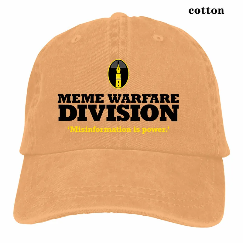 Meme Warfare Divison двухсторонняя бейсбольная кепка PsyOp для мужчин и женщин, Кепка-Дальнобойщик, модная Регулируемая Кепка - Цвет: 3-Natural