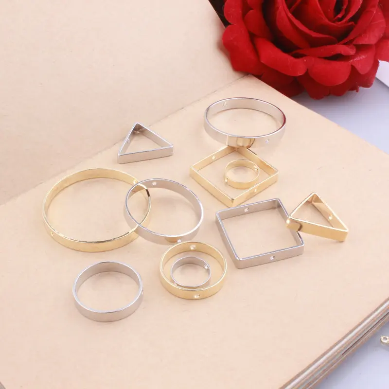 Медные Серьги серебряного цвета сделай сам аксессуары для ювелирных изделий