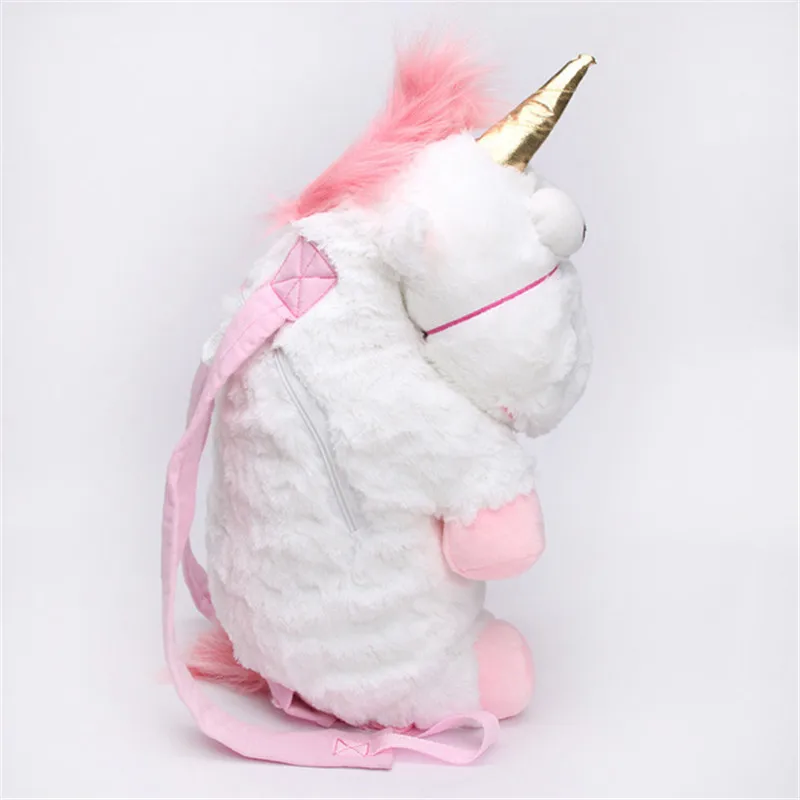 New Big Size 60cm Unicorn Plush Backpack Toys Cute Kids Travel Bag Movie Cartoon Unicorns Princess Girls Cosplay Backpack (7)
