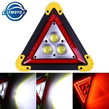 

Multi-functional Portable Work Light Warning Lamp FlashLight Foldable USB Charging Working Emergency 3 COB LED Off-road 4 modes