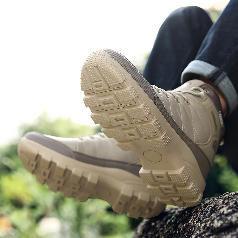 New Men Boots Winter/Autumn High Quality Outdoor Boots Men Winter Work Shoes Sneakers Men Footwear Fashion Ankle Boots