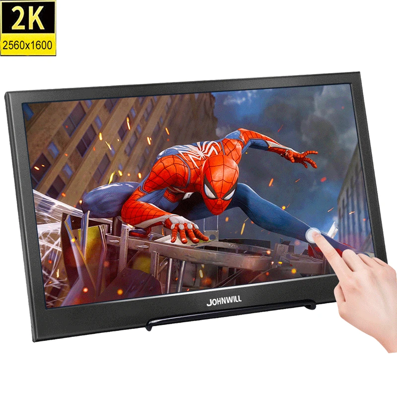 10.1 inch 2K touch 10,1 дюймов 2K сенсорный экран портативный игровой монитор ПК 2560x1600 ips светодиодный ЖК-дисплей мини HDMI ноутбук компьютер монитор для PS3 4 - Цвет: 10.1 inch 2K touch