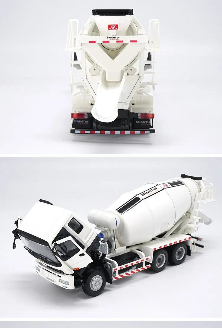 Авторизованный подлинный 1/35 ISUZU SHANTUI китайский Бетономешалка литой игрушечный Миксер Модель для рождественского подарка, Коллекционирование