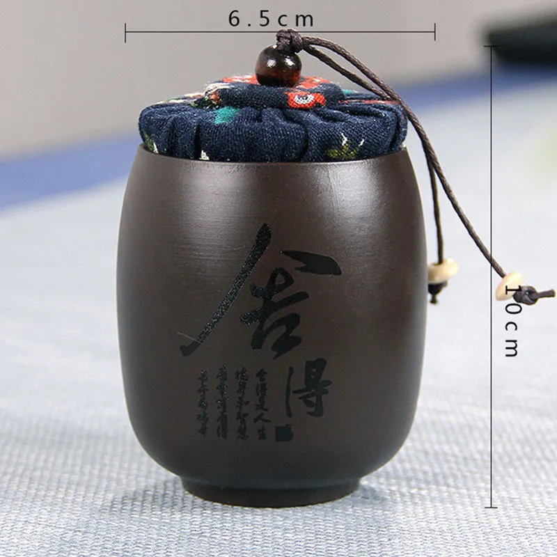 Ретро стиль фиолетовые глиняные чайные банки маленький контейнер для кухни органайзер для еды конфеты специи герметичная коробка банки для чая бак фарфоровый горшок