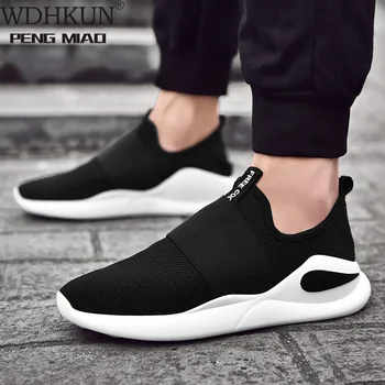 

WDHKUN Big Size Brand Men Casual Shoes Fashion Breathable Shoes For Men Cheap Boat Shoes Men Slip On Loafers Shoes Men Shose